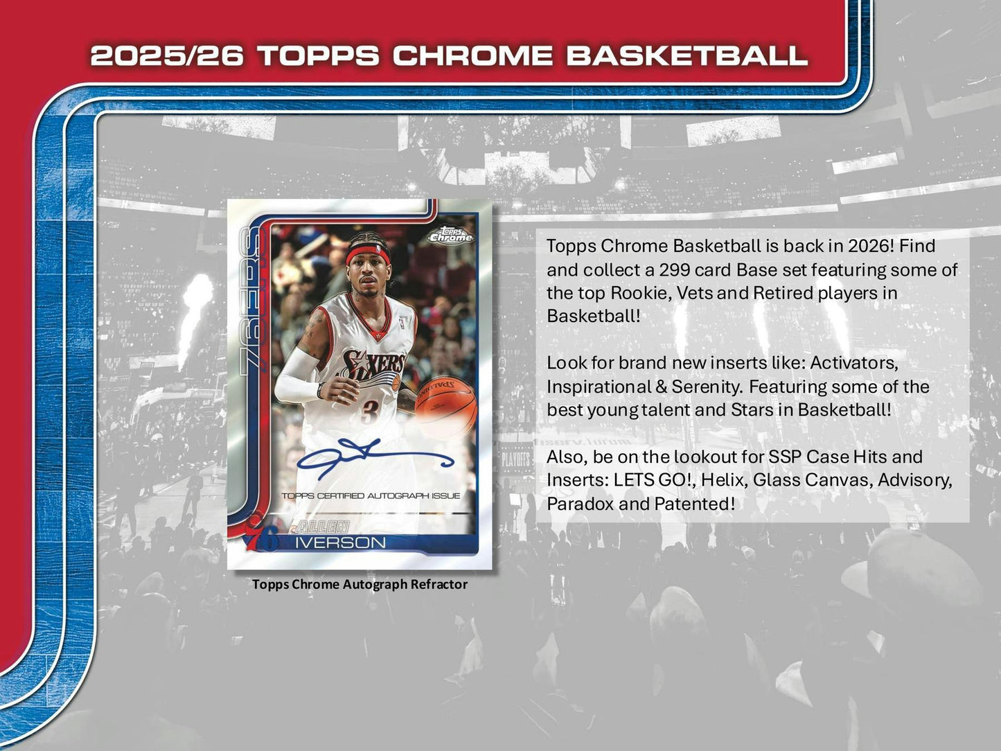 2025-26 Topps Chrome Basketball Blaster Value Box
