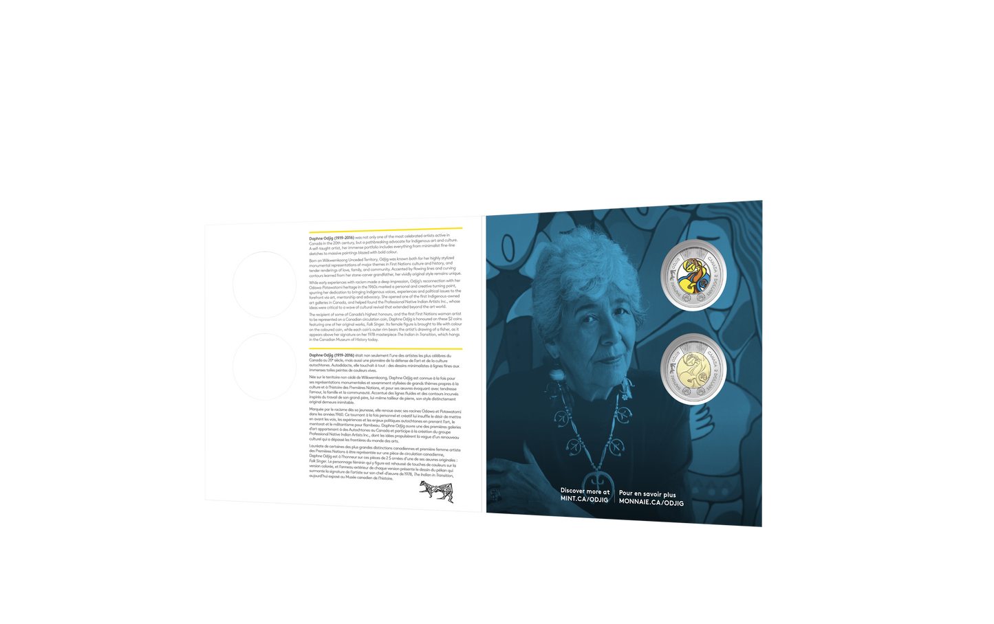 Commemorative Collector Keepsake Card - Celebrating the Life and Art of Daphne Odjig 2025 (251416)