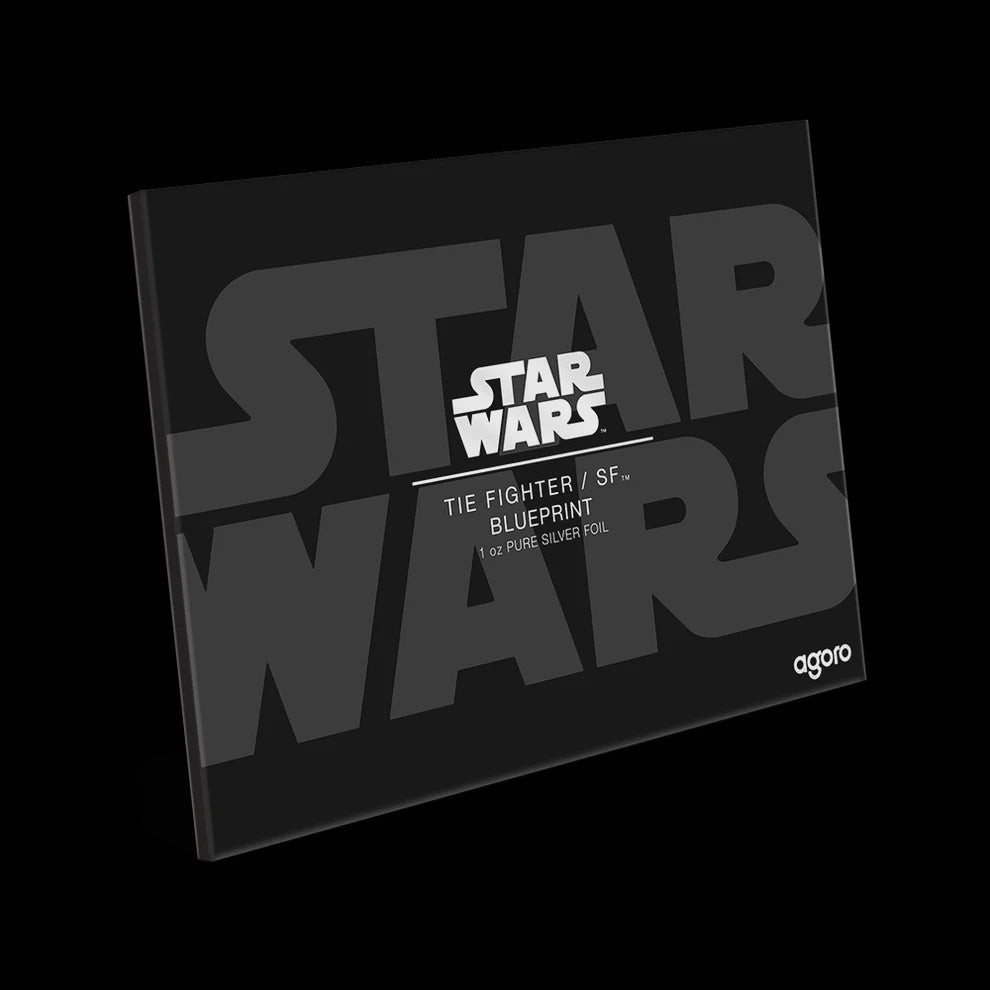 AGORO Star Wars Blueprint Series - 5 Tie Fighter 1 oz Silver Foil