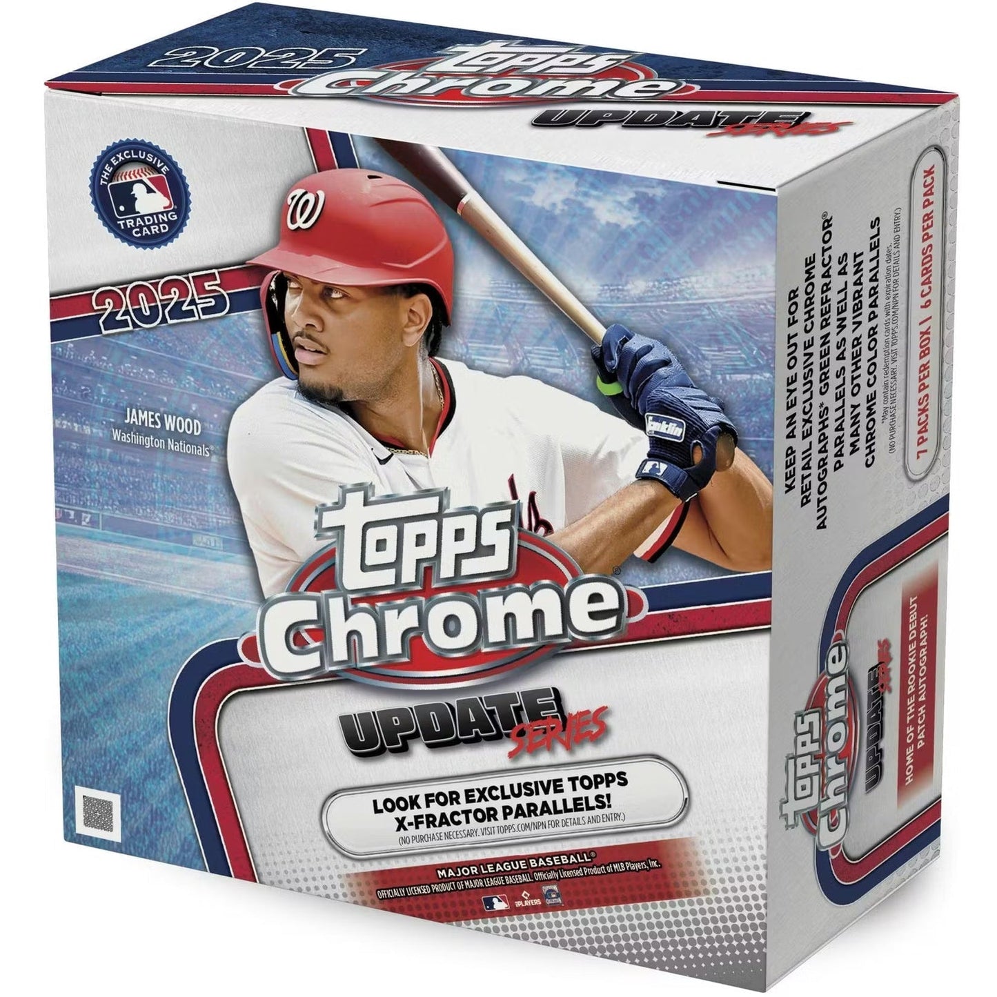 2025 Topps Chrome Update Series Baseball Mega Box