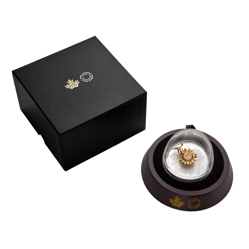 The Goldfinch and the Bloom – 5 oz. Pure Silver Coin