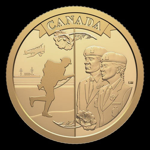 2026 $100 1/4 oz Pure Gold Coin - 100th Anniversary of The Royal Canadian Legion (253449)