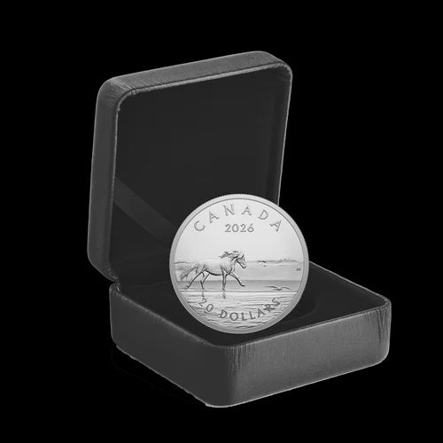 1 oz. Fine Silver Coin Sable Island Horses (252828)