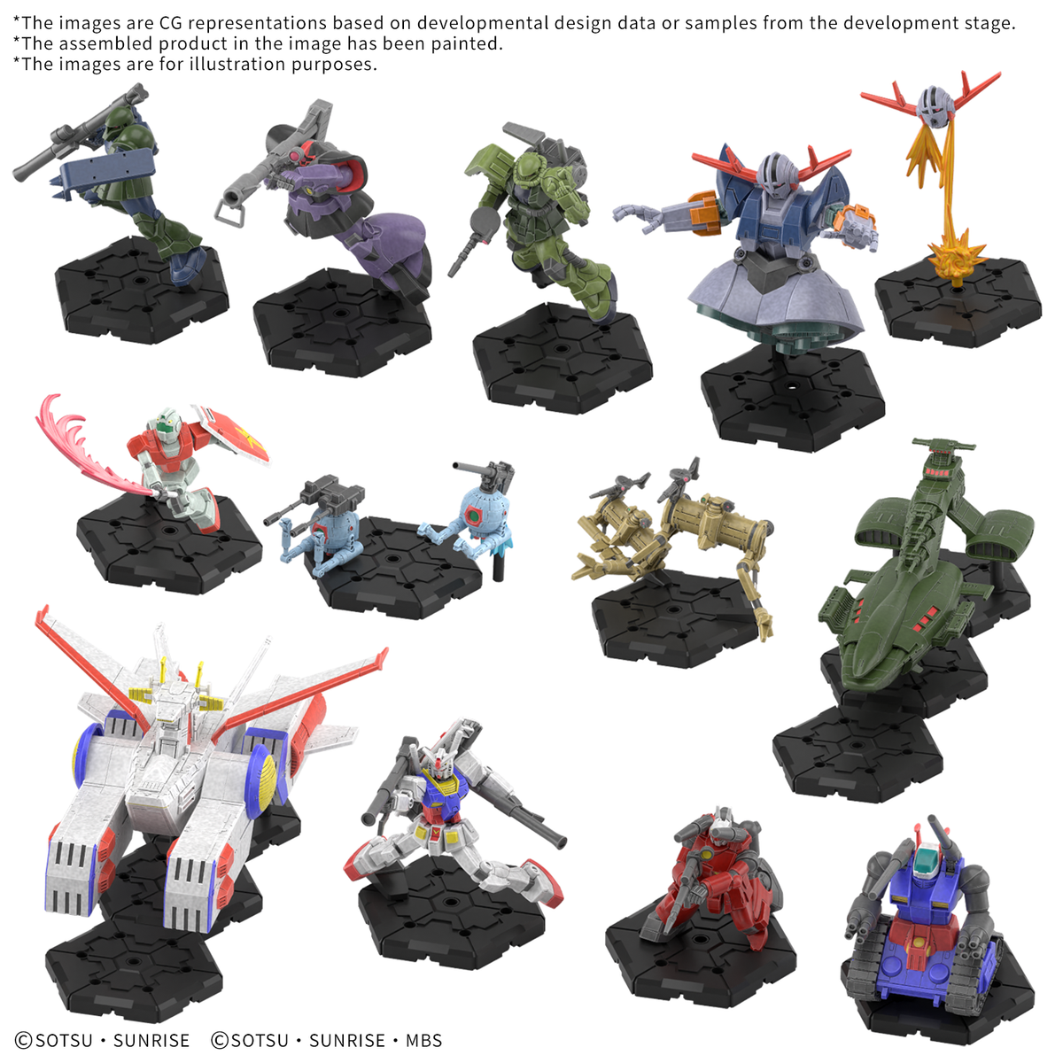 Gundam Assemble DX-01 Deluxe Set 01 (PRE ORDER)