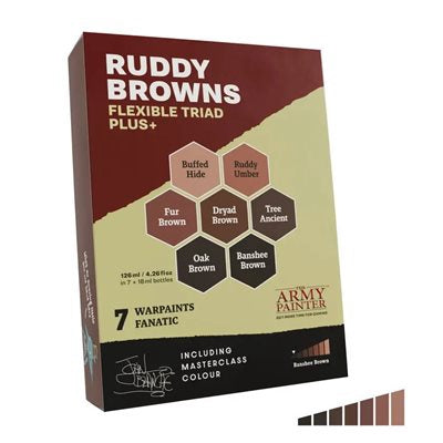 The Army Painter: Flexible Triad Plus+ - John Blanche - Ruddy Browns (EN)