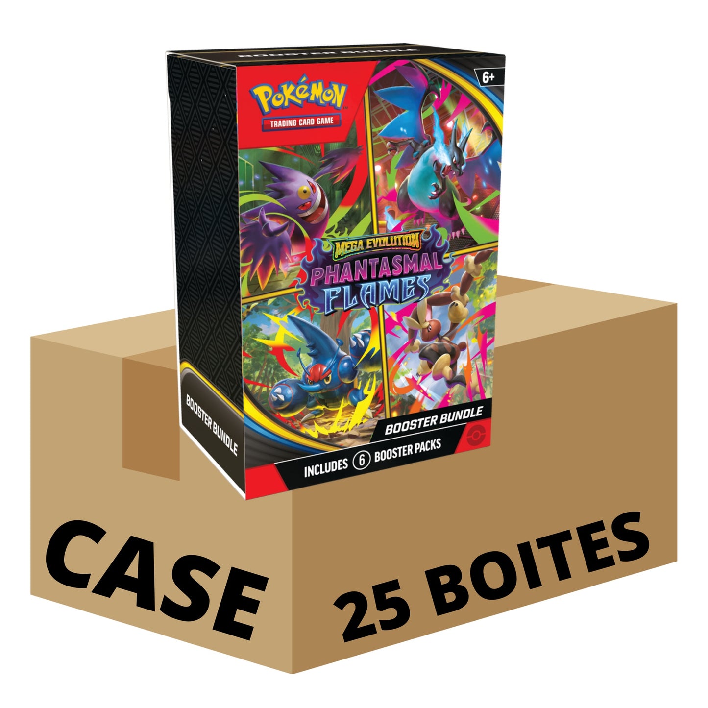 Pokemon Me02 Phantasmal Flames Booster Bundle Case