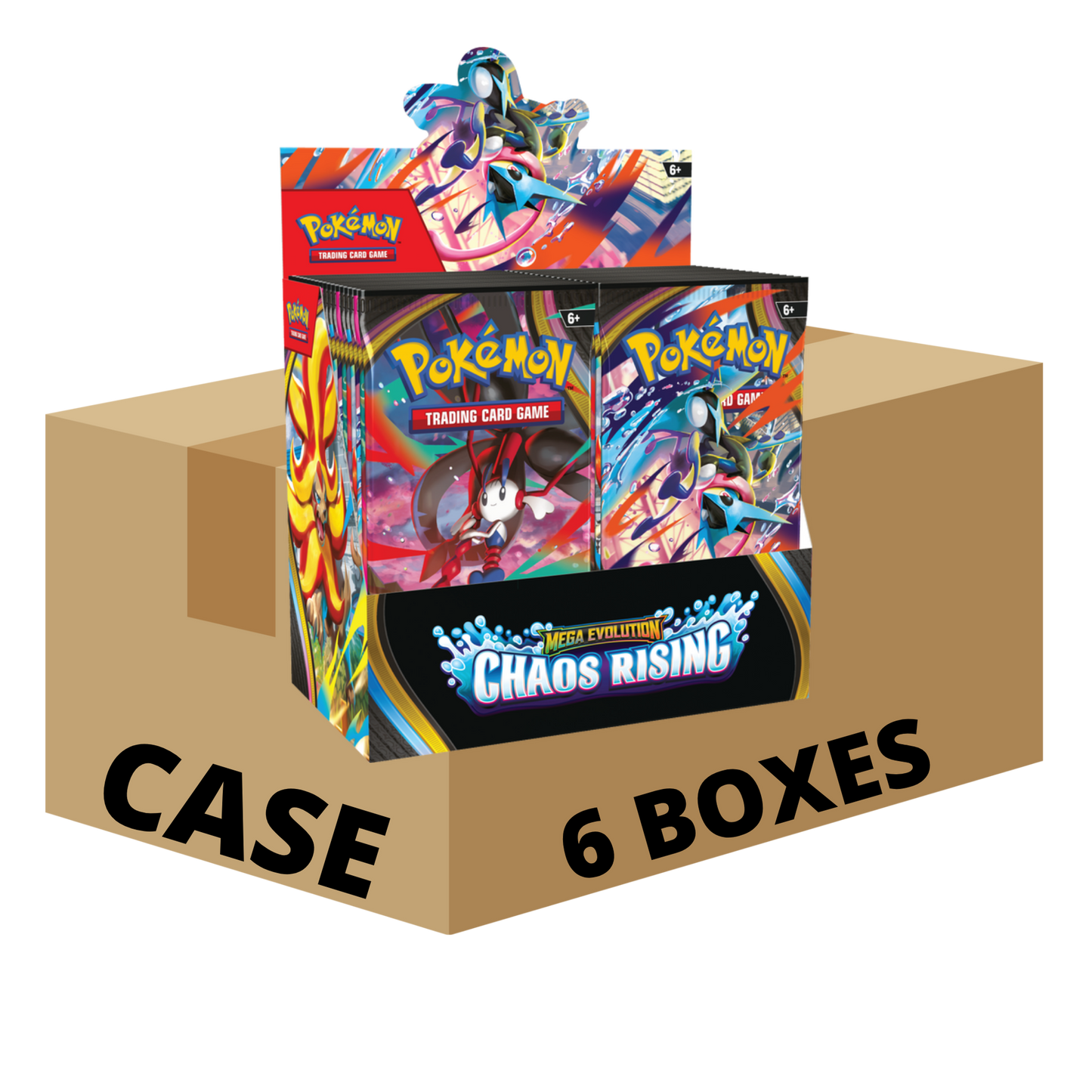 Pokemon TCG Chaos Rising Booster Box Display Case (EN)