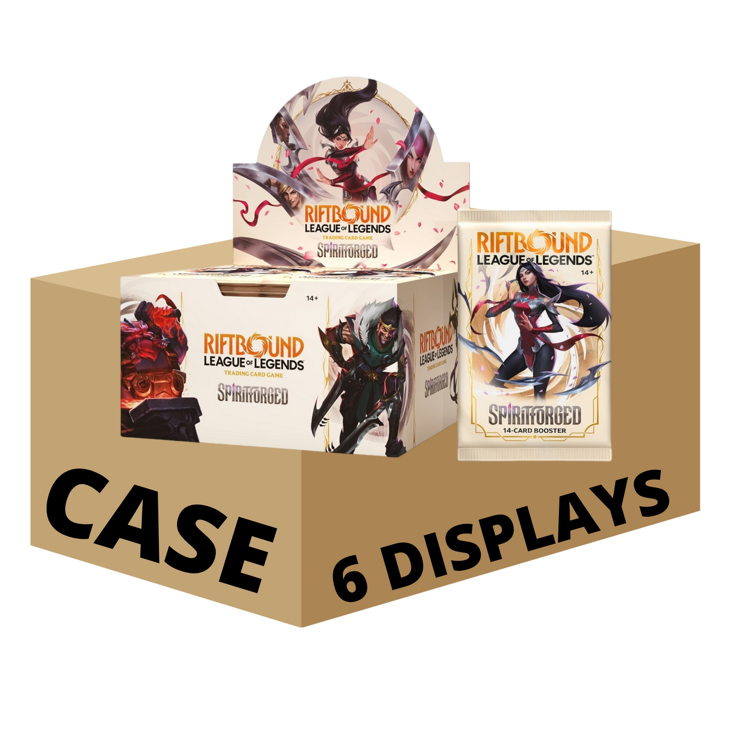 Riftbound League of Legends TCG Spiritforged Booster Boxes Case (EN)