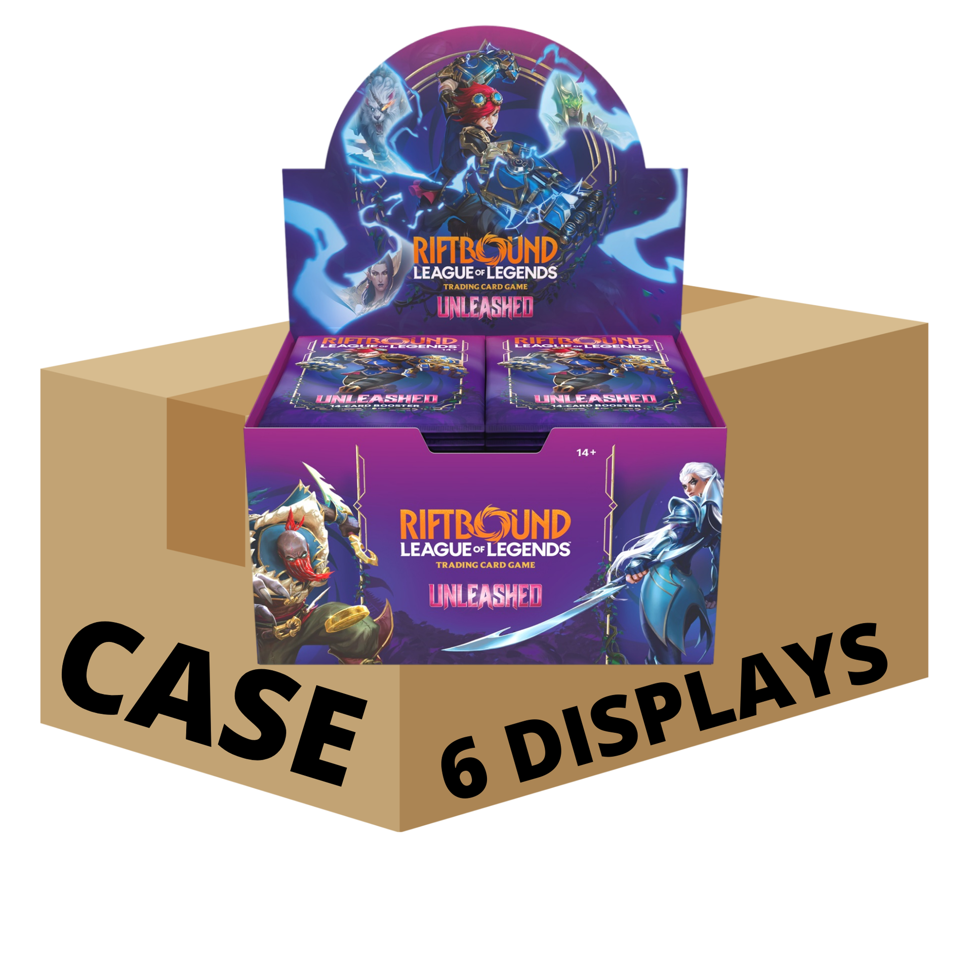 Riftbound League of Legends TCG Unleashed Booster Boxes Case (EN