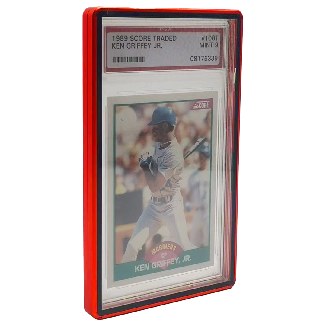 EVORETRO Magnetic Case bumper for PSA slab Graded Card - Red
