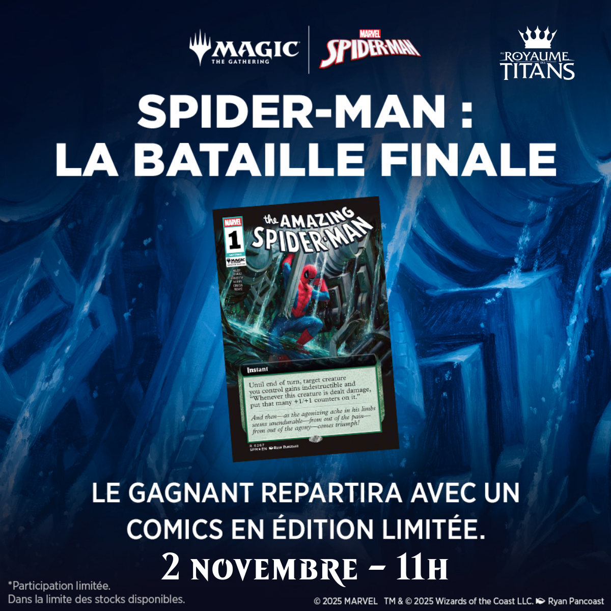 MTG | Marvel's Spider-Man: The Final Battle - 2 novembre 11h