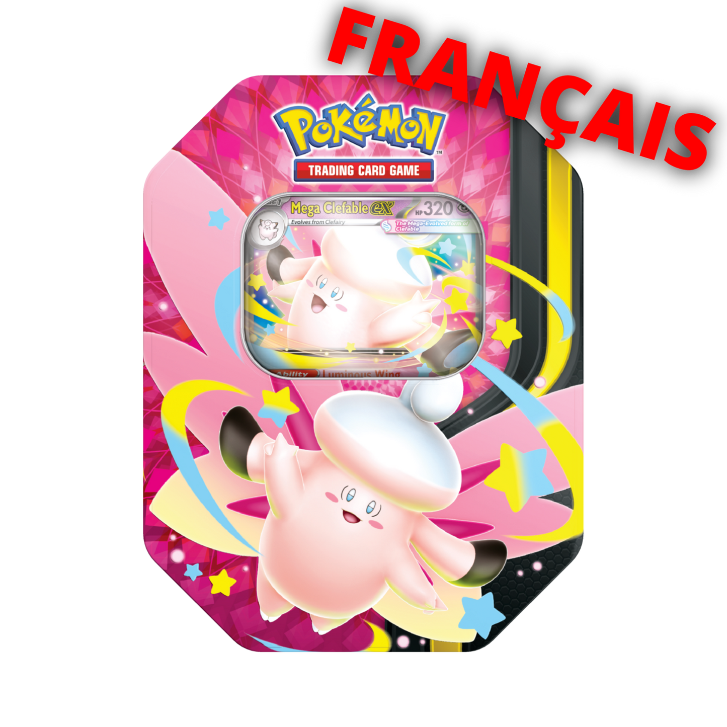 Pokemon TCG Mega Moonlit Mega Melodelfe Tin (FR) (PRE ORDER)