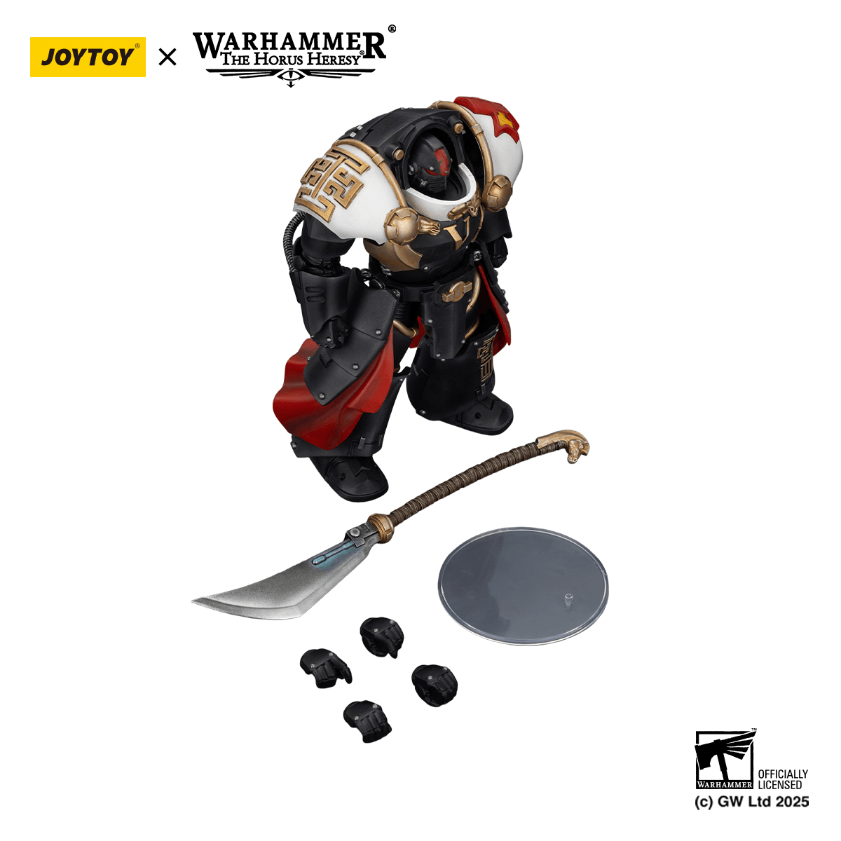 JoyToy White Scars Ebon Keshig Terminator 1 With Power Glaive