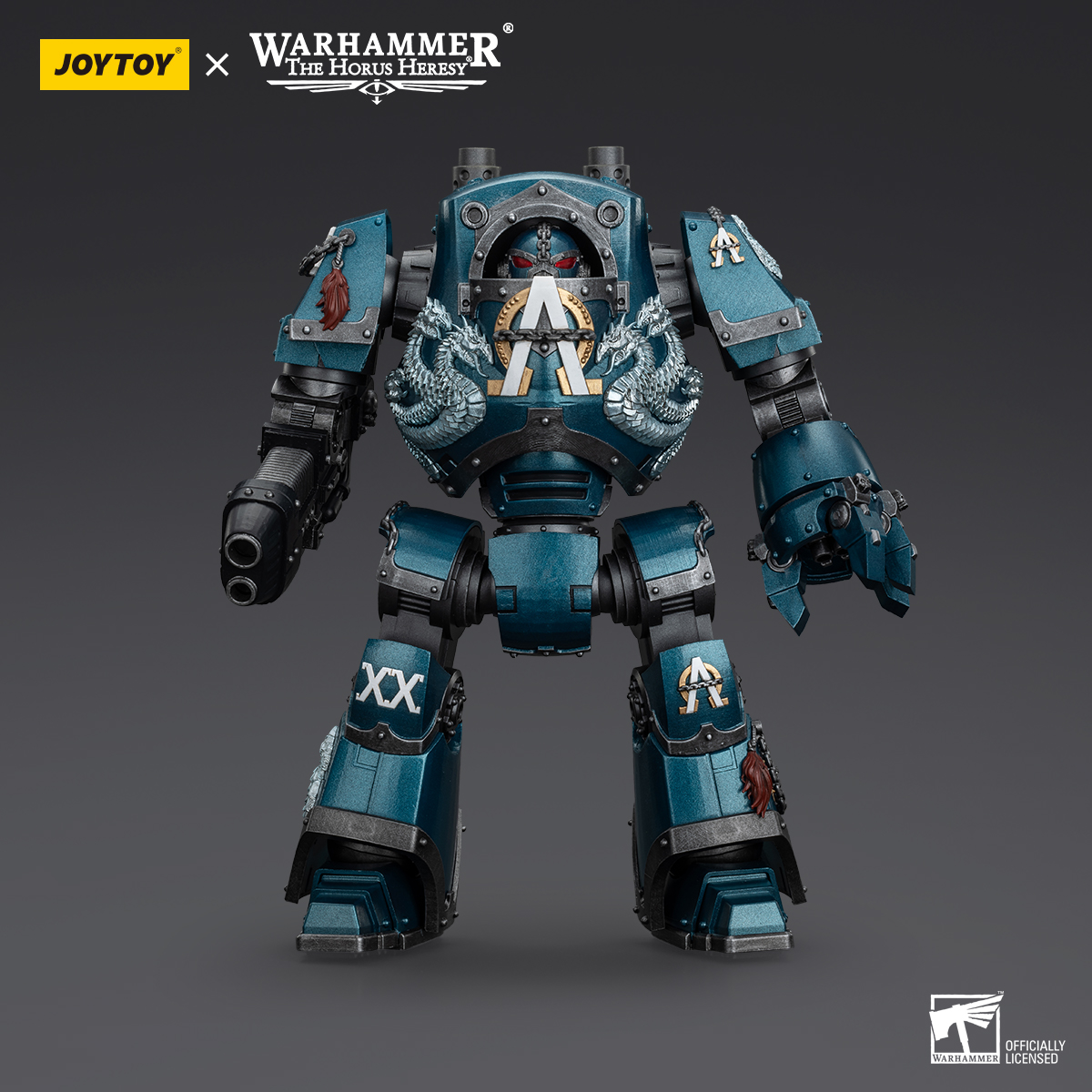 Alpha Legion Contemptor Dreadnought with Gravis Plasma Cannon