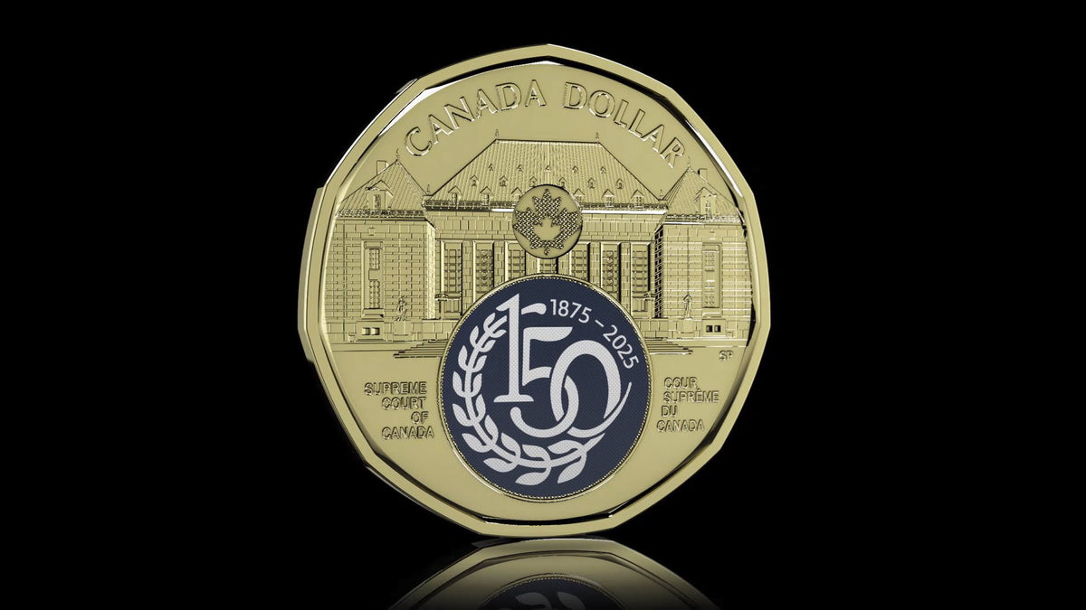 2025 $1 150th Anniversary of the Supreme Court of Canada Colourized Special Wrap Roll (250822)
