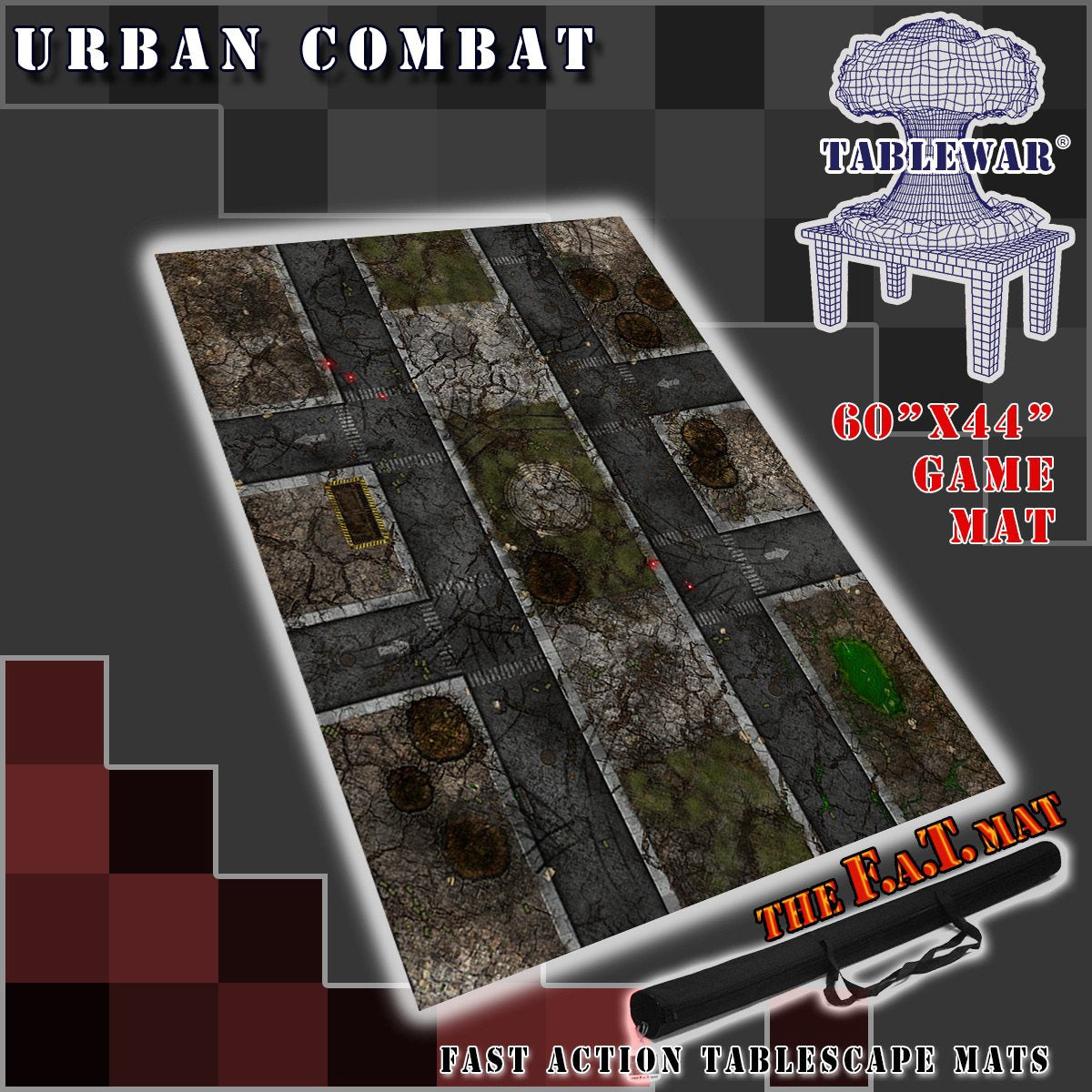 F.A.T. MATS - Urban Combat 60 Inches X 44 Inches