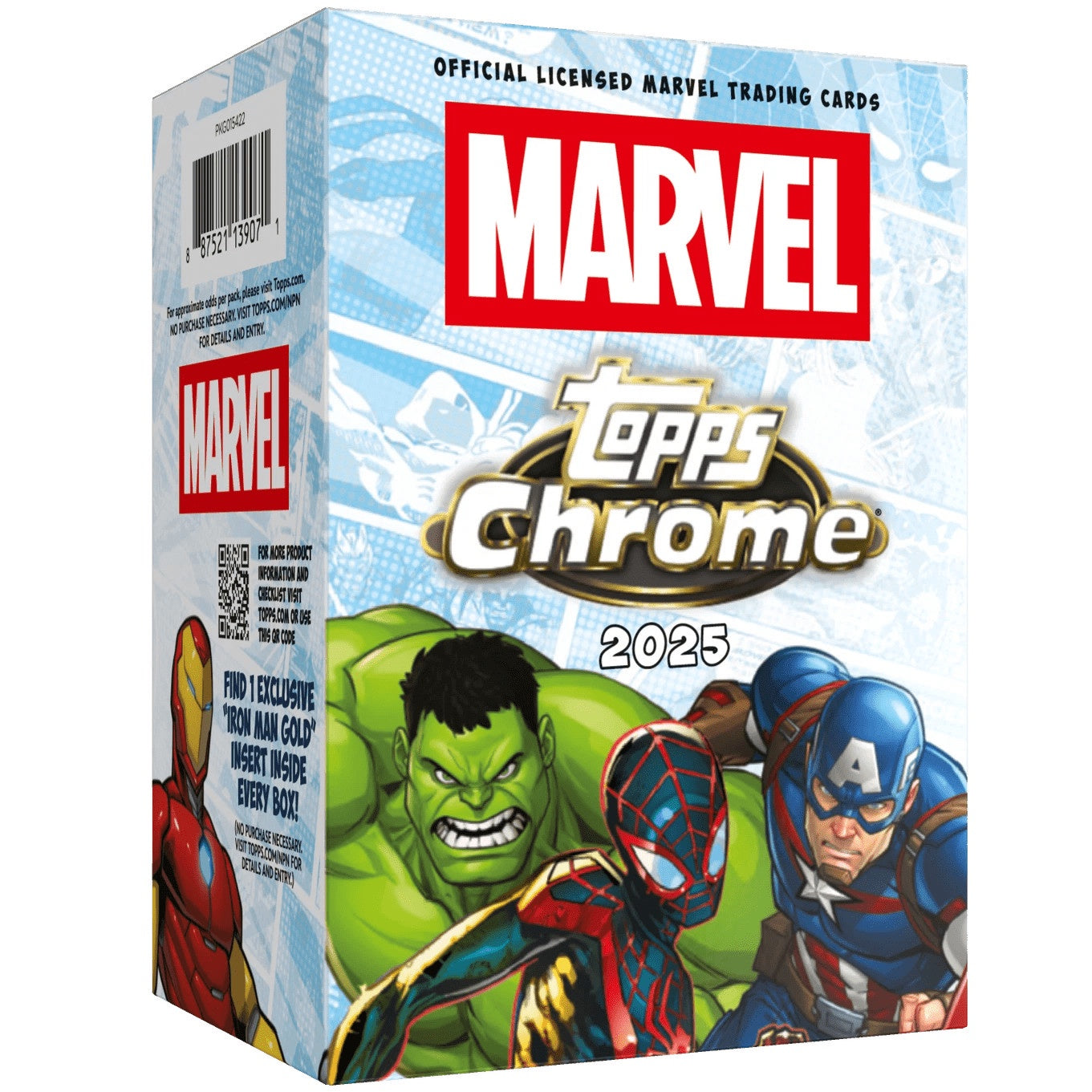Topps Chrome Marvel Trading Cards Blaster Value Box 2025