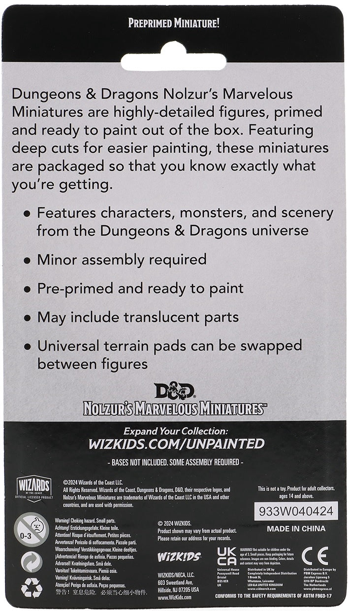 Figurines non peintes D&D Wv23 Lion de mer