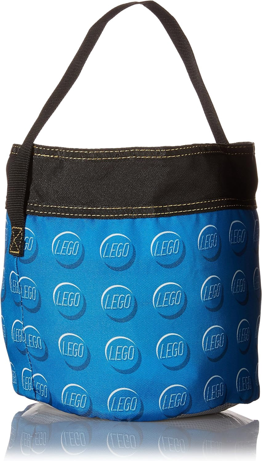 LEGO® Storage Cinch Bucket - Blue Knob