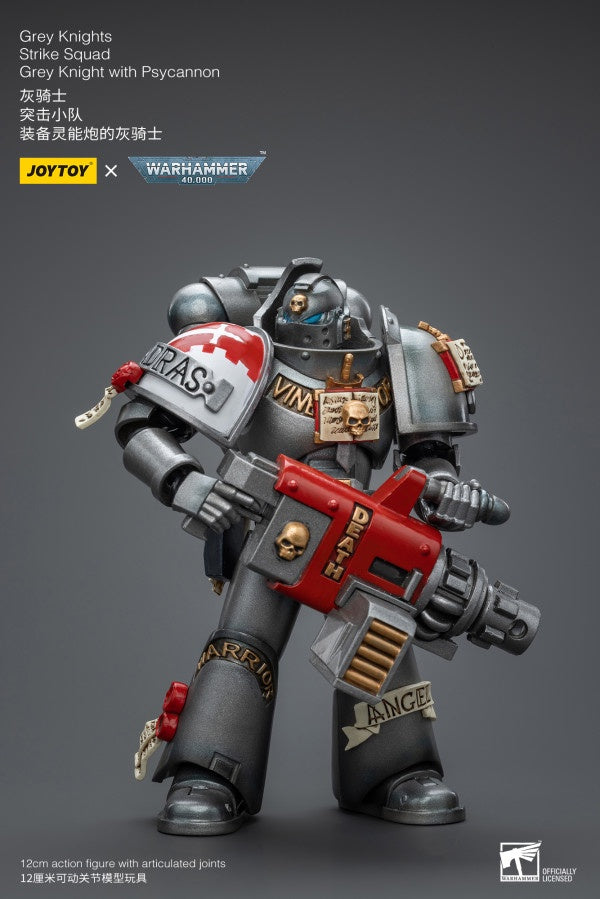Strike Squad Grey Knight with Psycannon Grey Knights Joy Toy