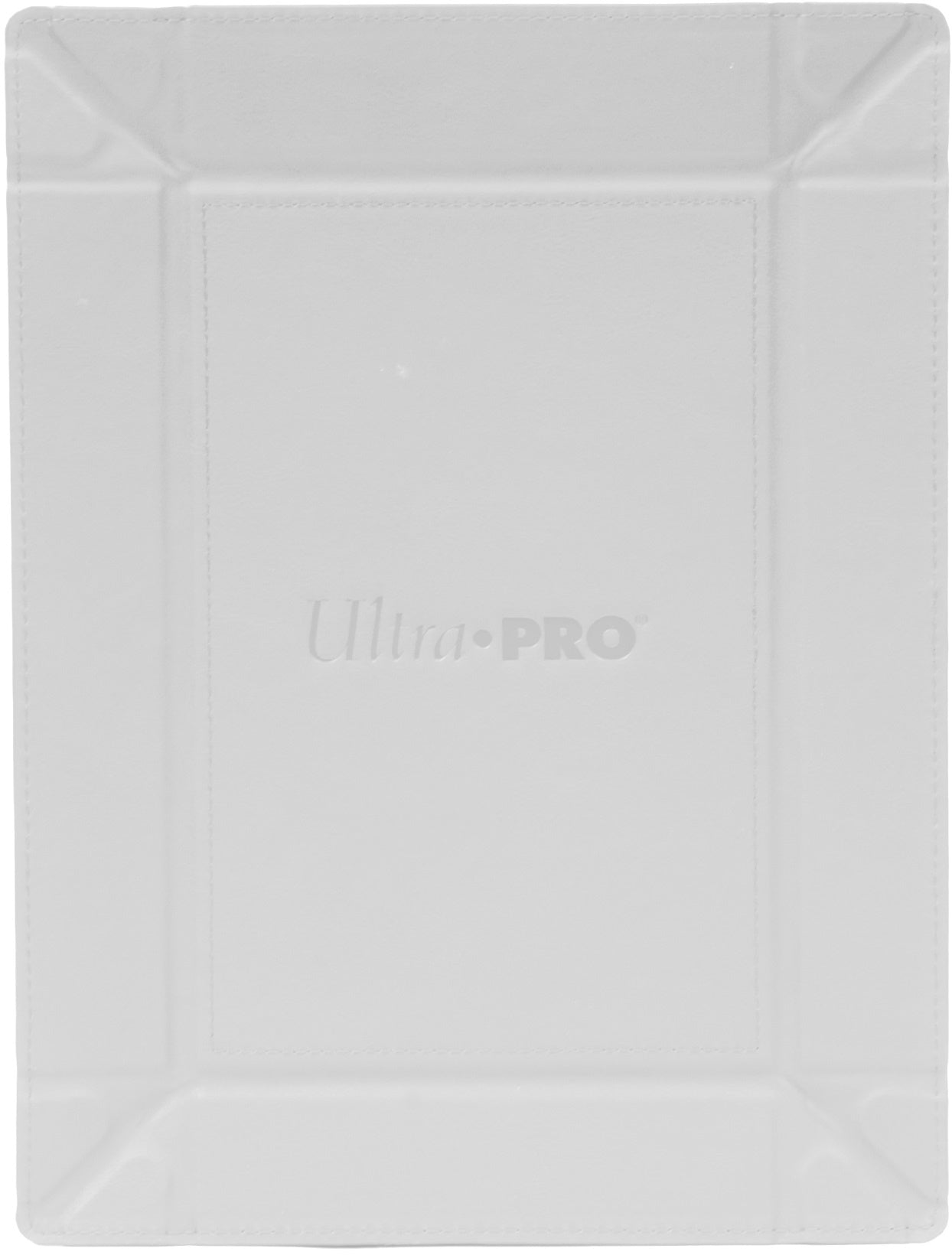 Ultra Pro Dice Foldable Rolling Tray Magnetic Vivid White