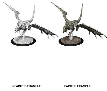D&D Unpainted Minis Wv9 Young White Dragon