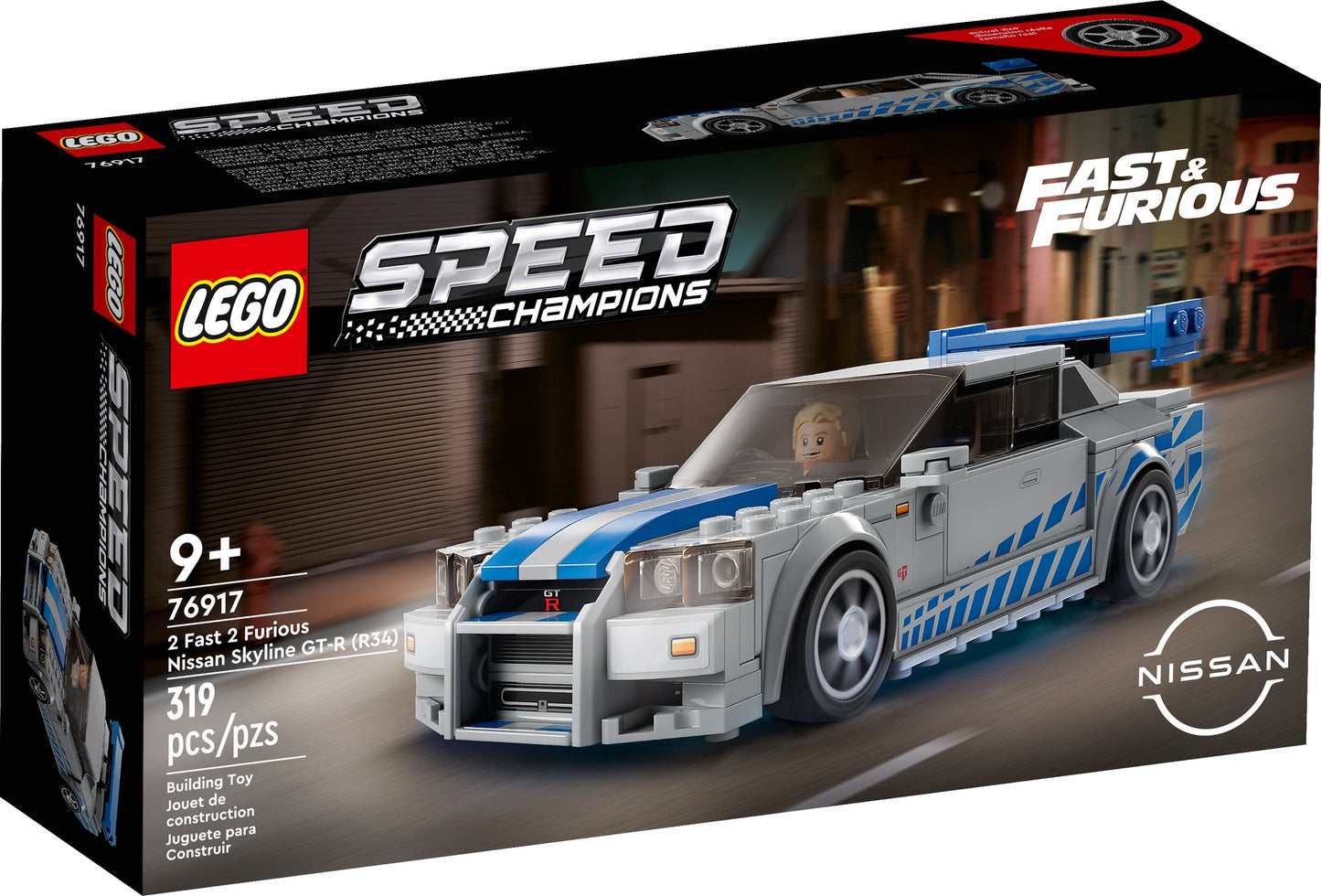 LEGO Fast 2 Furious Nissan Skyline GT-R (R34) (76917)
