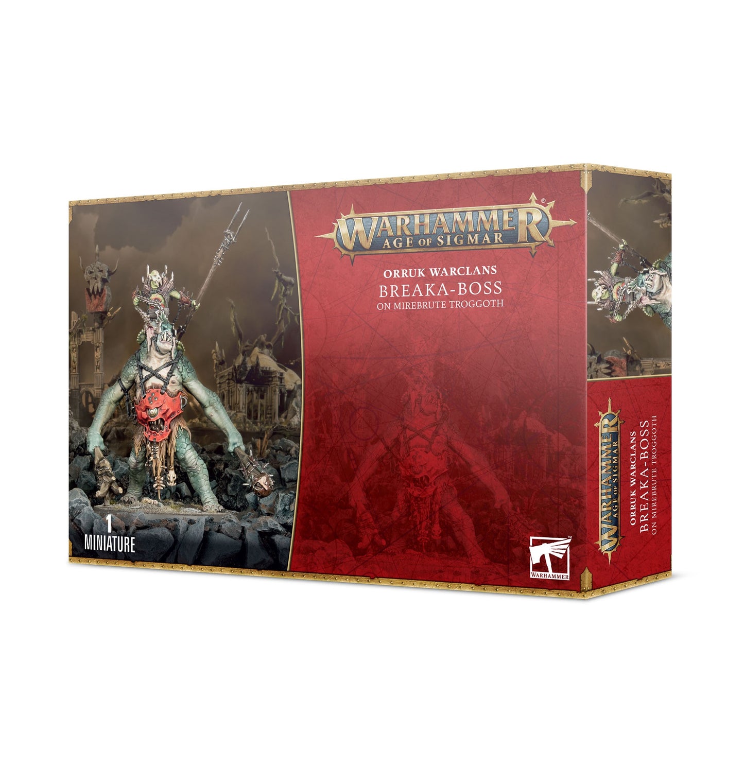 Orruk Warclans - Breaka-Boss On Mirebrute Troggoth