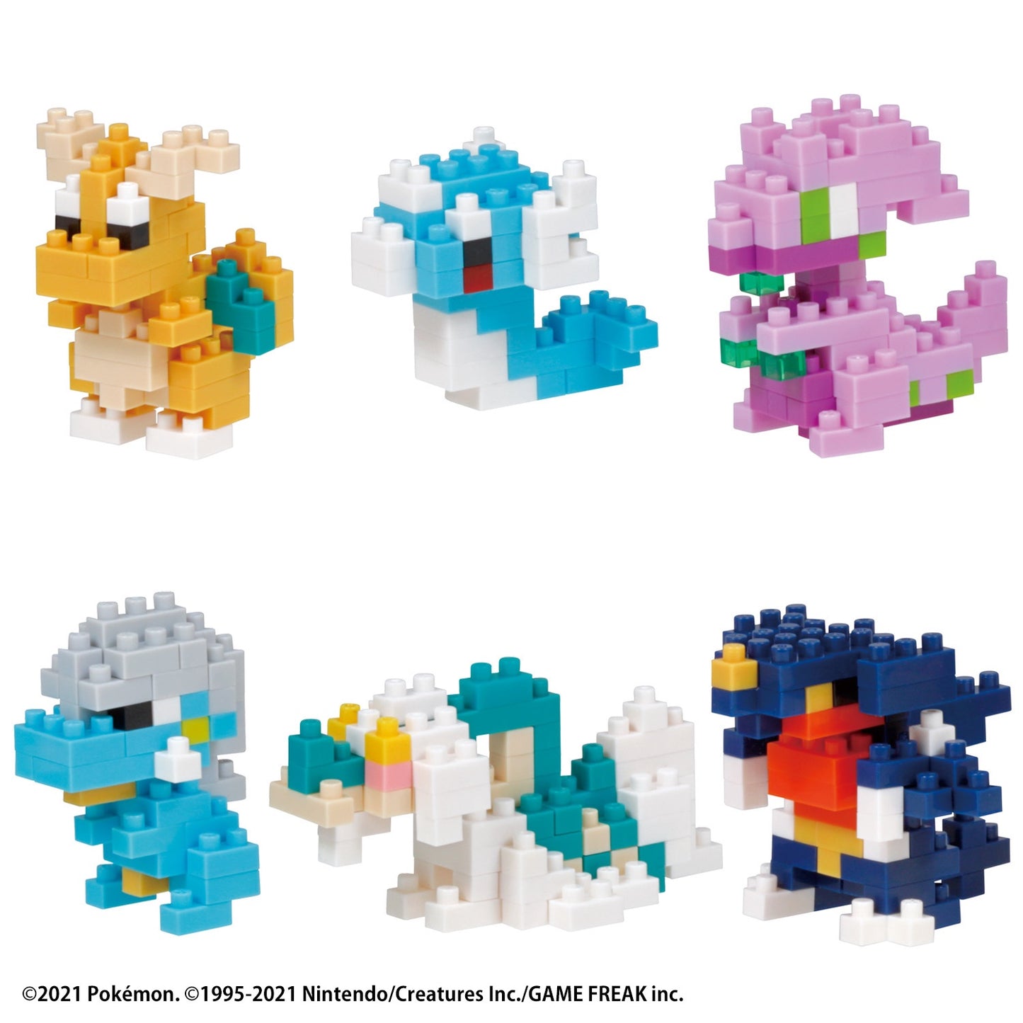 Nanoblock mininano Series - Pokemon Type Dragon Set 1