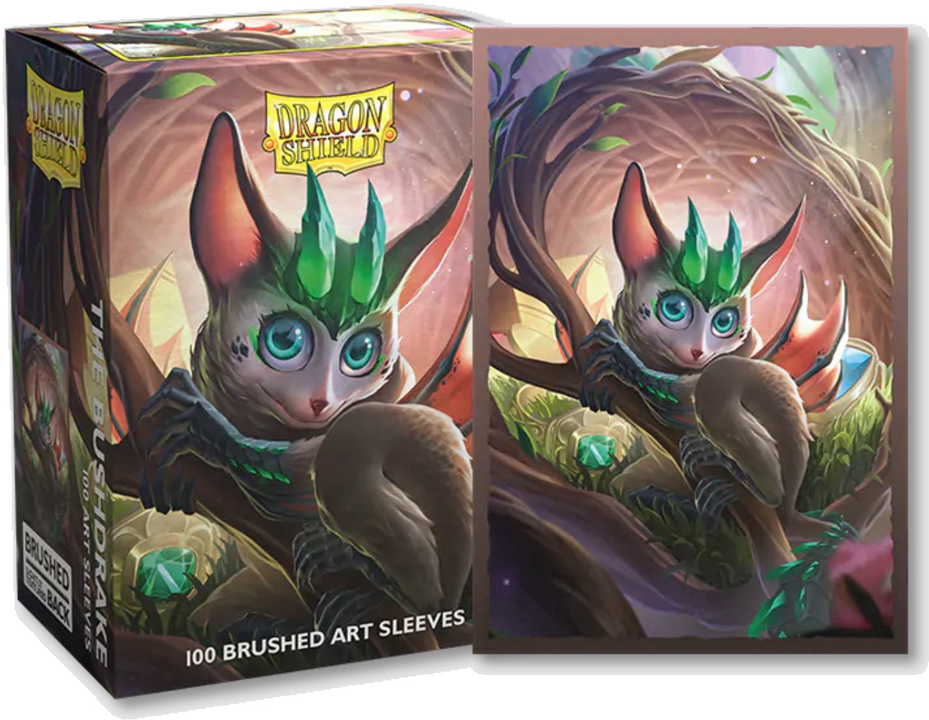 Dragon Shield Sleeves Brushed Art The Bushdrake (100)