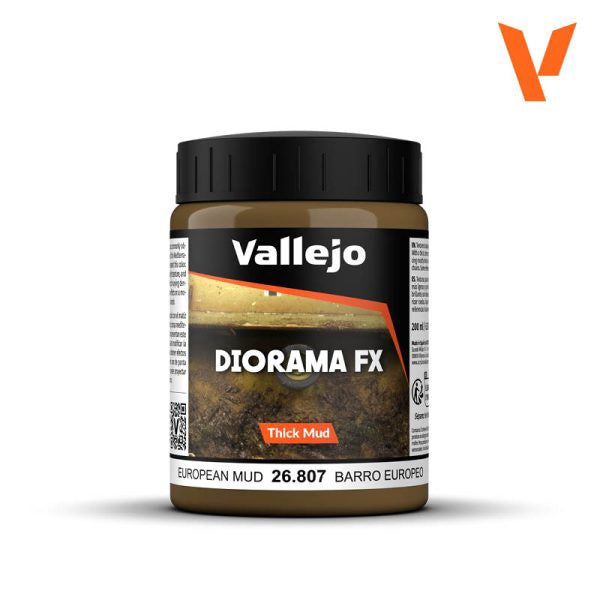 Vallejo Diorama FX European Mud (200 ML)