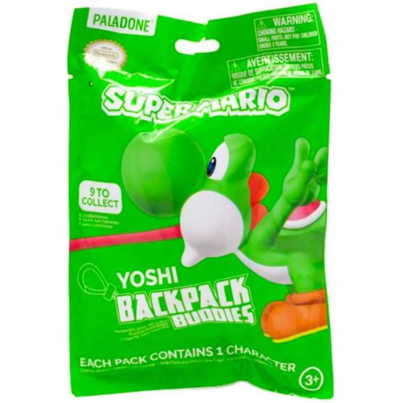 Backpack Buddies Super Mario Yoshi Figures - Blind Bag