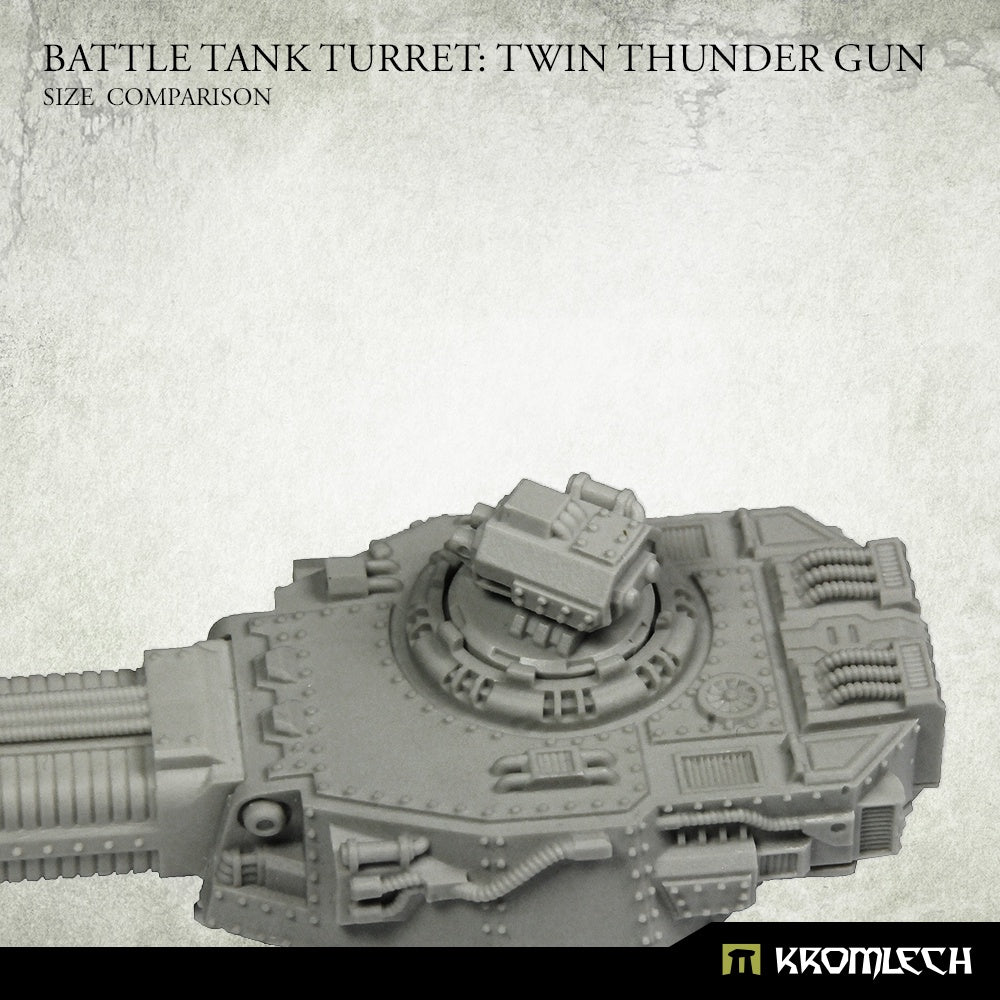 Battle Tank Turret - Twin Thunder Gun