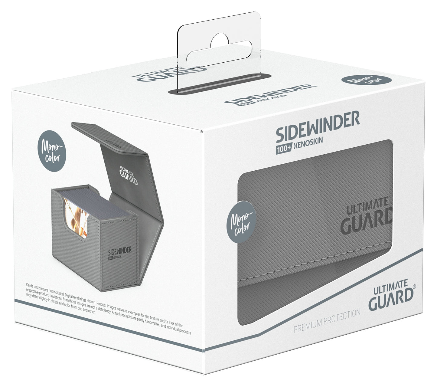 Étui de rangement Ultimate Guard Sidewinder 100+ Gris monochrome