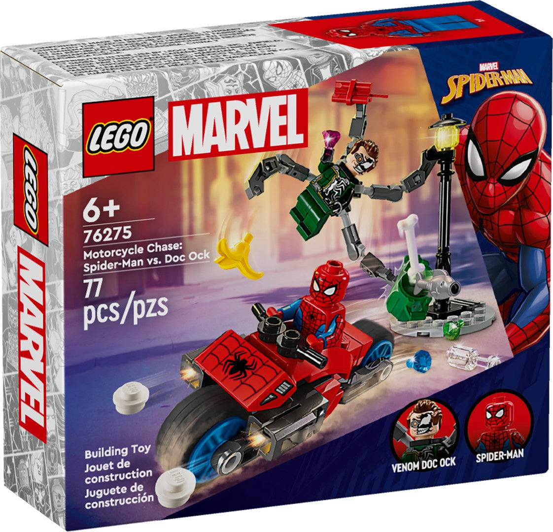 LEGO Motorcycle Chase: Spider-Man vs. Doc Ock (76275)