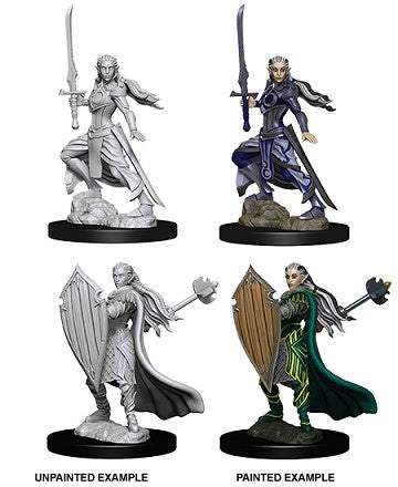 D&D Unpainted Minis Wv9 Female Elf Paladin
