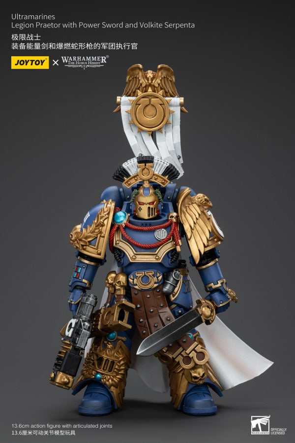 Legion Praetor with Power Sword and Volkite Serpenta Ultramarines Joy Toy