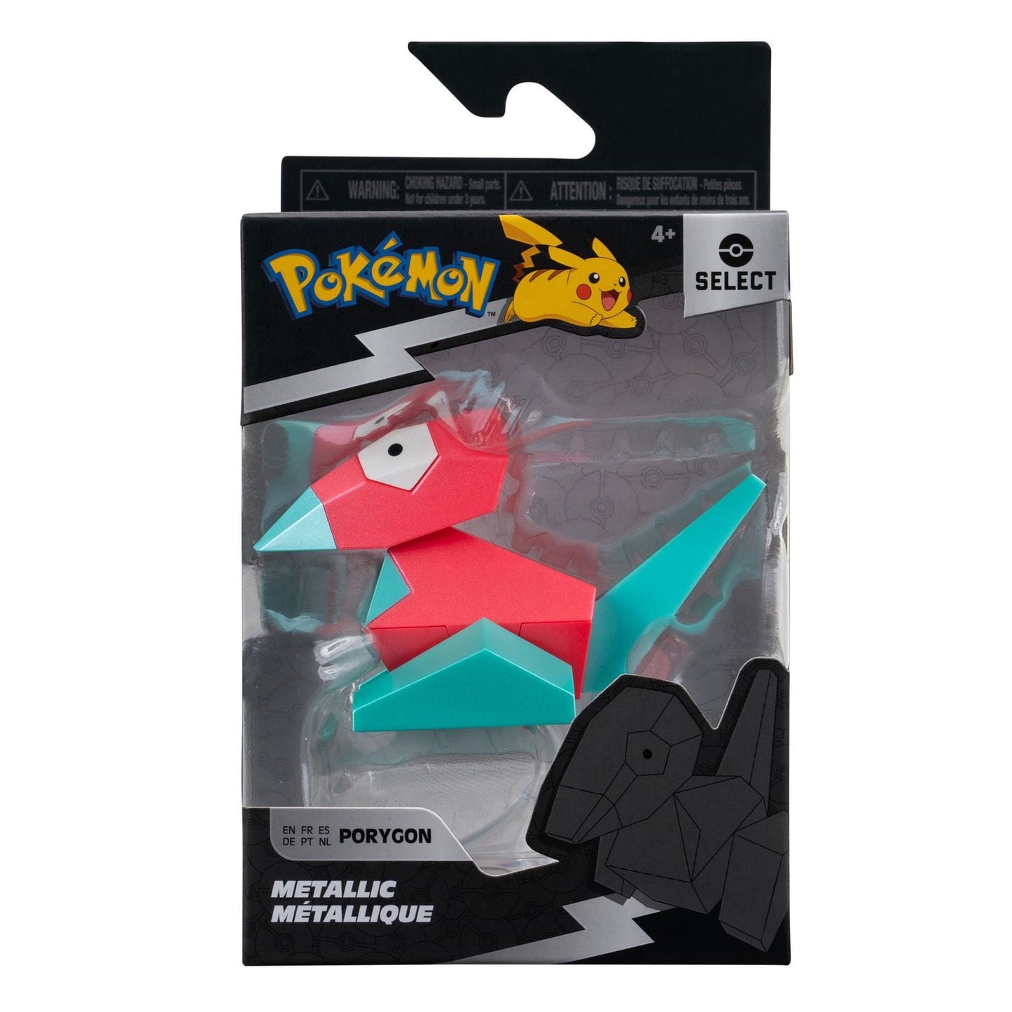 Pokemon Select Metallic Battle Figure Porygon