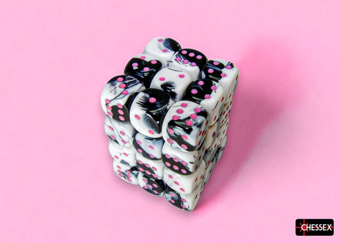 Gemini 36d6 Black-white/pink 12mm