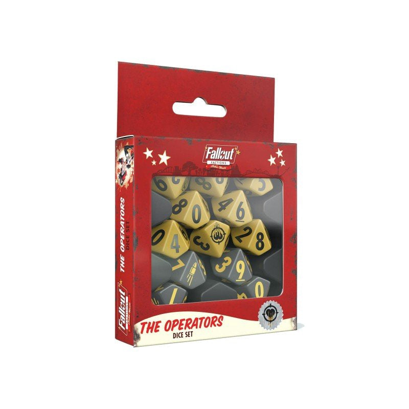 Fallout Factions Dice Set The Operators