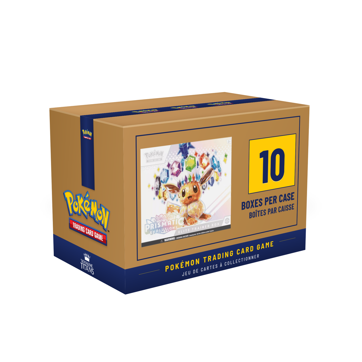 Pokemon Sv8.5 Prismatic Evolutions Elite Trainer Box Case (10) (EN)
