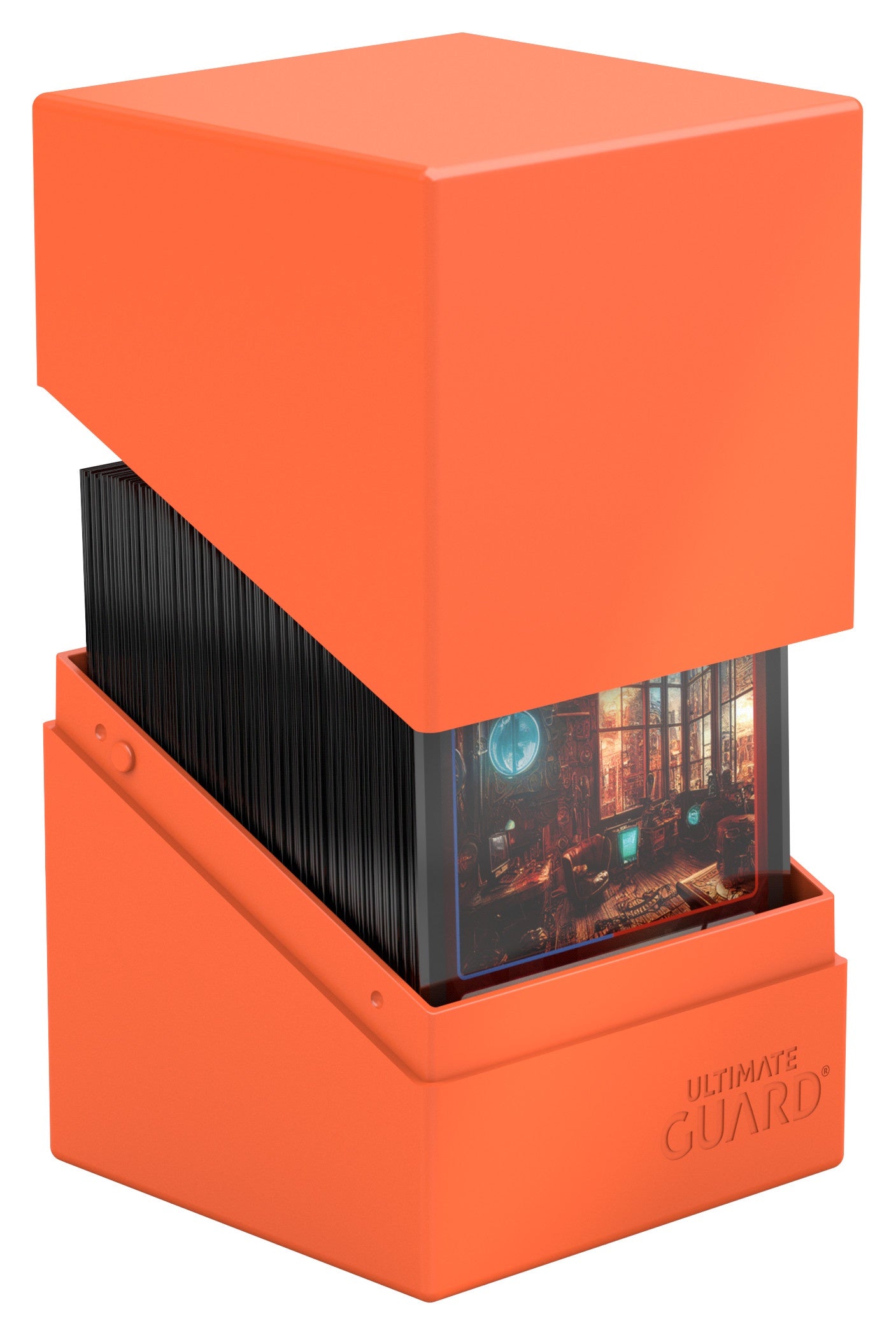 Ultimate Guard Deck Case Boulder 100+ Neon Orange
