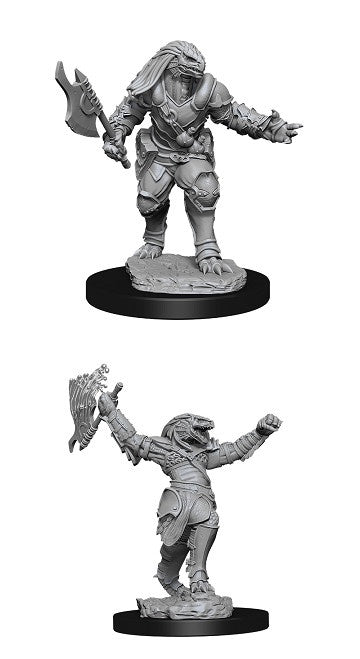 D&D Unpainted Minis Wv11 Female Dragonborn Fighter