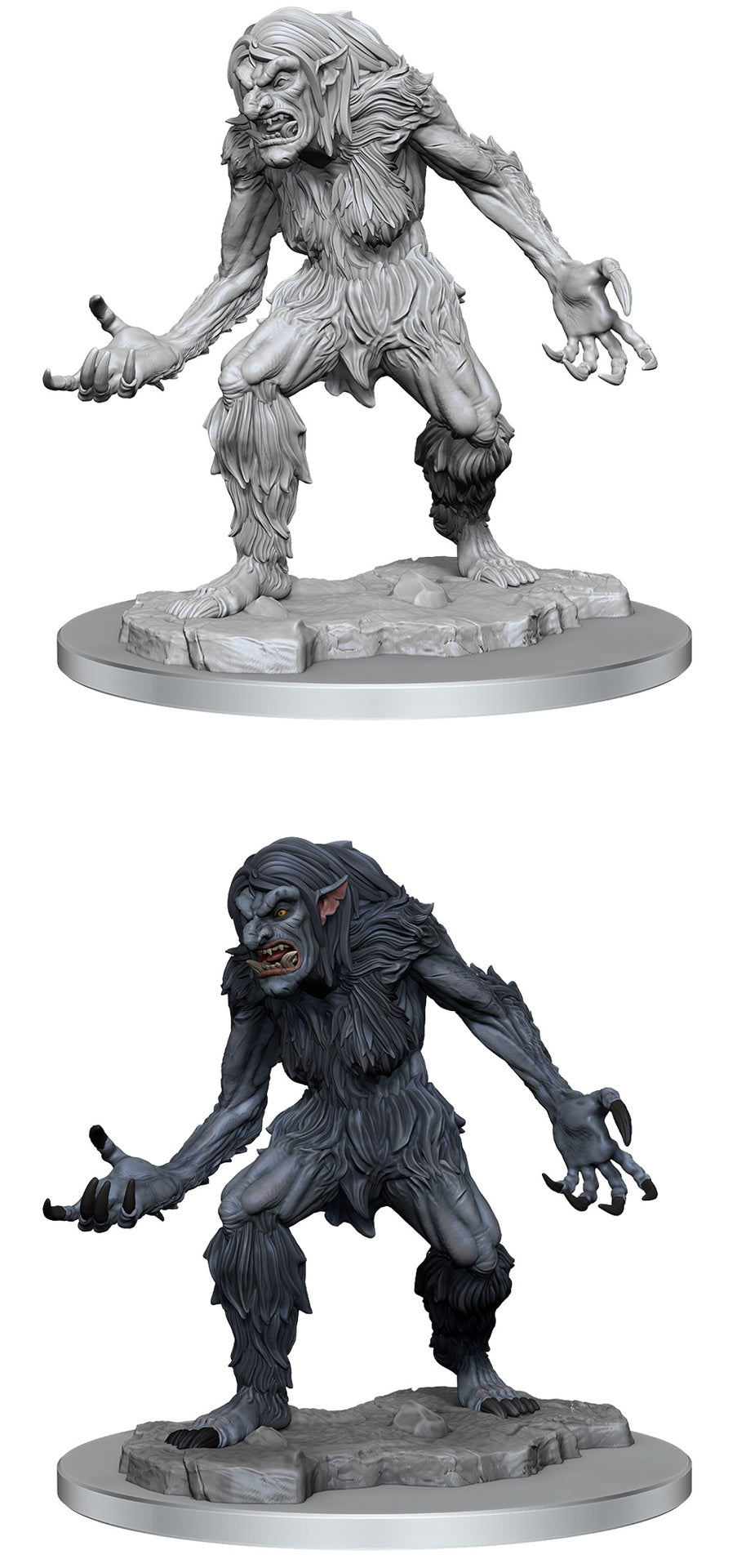 D&D Unpainted Minis Wv16 Ice Troll Female