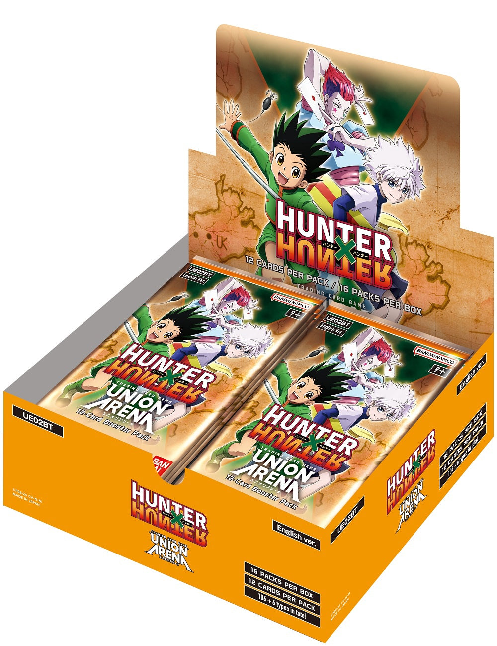 新品UNION ARENA HUNTER×HUNTERブースターパック　BOX Union Arena Hunter X Hunter Booster Box – Kingdom of the Titans