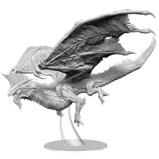 D&D Unpainted Minis Adult Silver Dragon