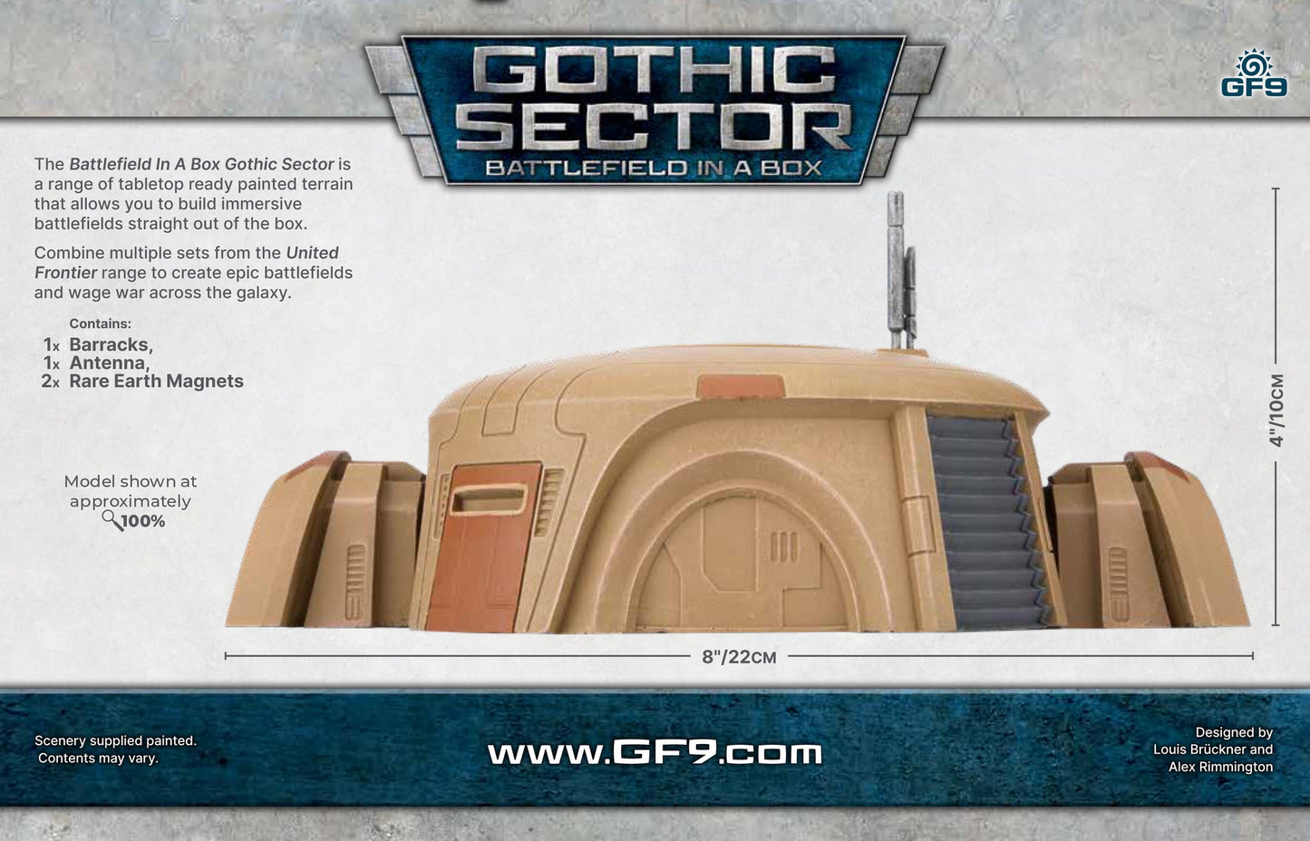 Battlefield In A Box - Gothic Sector United Frontier Barracks