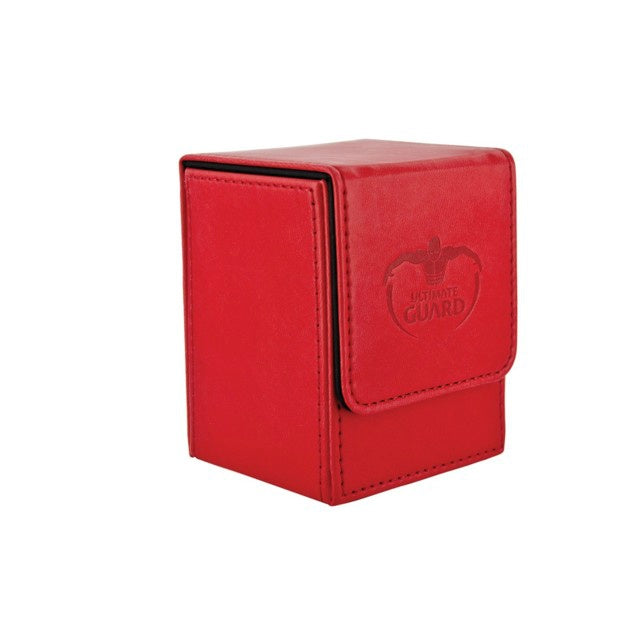 Étui Ultimate Guard Flip Deck Case en similicuir rouge 100+