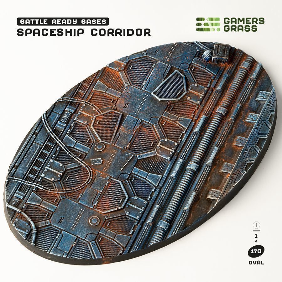 Socles ovales pour couloir de vaisseau spatial 170 mm (x1)