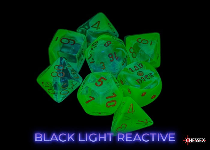 Gemini 7-die Set Plasma Green- Teal/orange Luminary